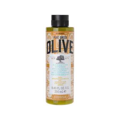 Korres Pure Greek Olive Σαμπουάν Θρέψης για Ξηρά-Αφυδατωμένα Μαλλιά 250ml