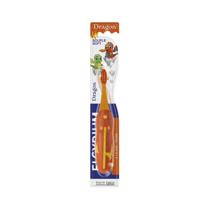 Elgydium Kids Dragon Παιδική Οδοντόβουρτσα 2 έως 6 ετών Κόκκινο 1 Τεμάχιο 1 Elgydium Kids Dragon Παιδική Οδοντόβουρτσα 2 έως 6 ετών Κόκκινο 1 Τεμάχιο