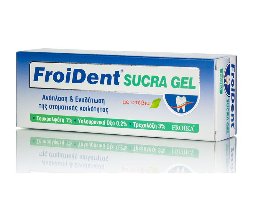 Froika Froident Sucra Gel με Στέβια 30ml 1 Froika Froident Sucra Gel με Στέβια 30ml