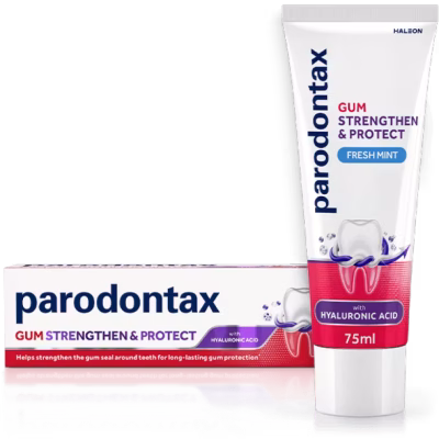 Parodontax Gum Strengthen & Protect με Υαλουρονικό Οξύ 75ml