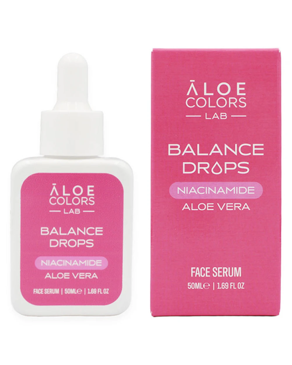 Aloe Colors Face Serum Balance Drops Niacinamide 50ml 1 Aloe Colors Face Serum Balance Drops Niacinamide 50ml