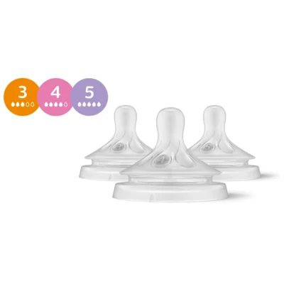 Avent Natural Response Θηλές από Σιλικόνη Mix&Match 3 Τεμάχια SCY960/03