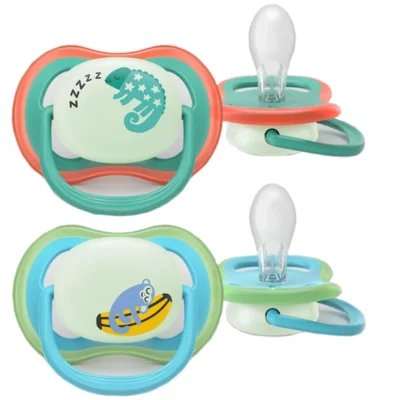 Avent Ultra Air Night Πιπίλα Σιλικόνης (6-18 Μηνών) Γαλάζιο 2 Τεμάχια SCF376/28