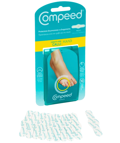 Compeed Μεσαία Επιθέματα για Κάλους 10 Τεμάχια 1 Compeed Μεσαία Επιθέματα για Κάλους 10 Τεμάχια