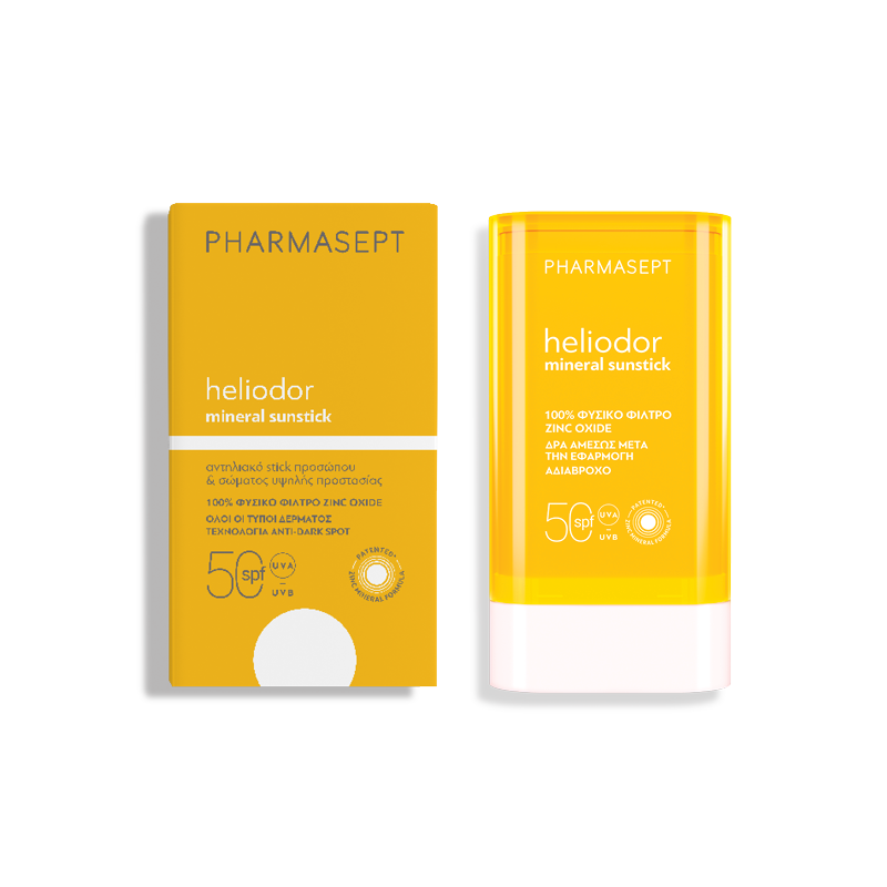 Pharmasept HELIODOR Mineral Sunstick SPF50 25g 1 Pharmasept HELIODOR Mineral Sunstick SPF50 25g
