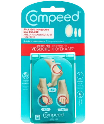 Compeed Επιθέματα για Φουσκάλες 3 Διαφορετικά Μεγέθη 5 Τεμάχια