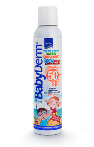 Intermed BabyDerm Invisible Sunscreen Spray SPF50+ 200ml