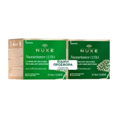 NUXE Promo Nuxuriance Ultra Global Anti-Aging Cream 50ml και Nuxuriance Ultra Global Anti-Aging Night Κρέμα 50ml