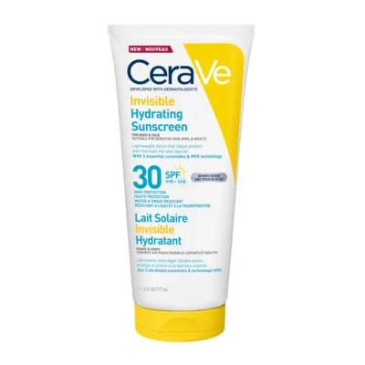 Cerave Invisible Hydrating Sunscreen SPF30 177ml