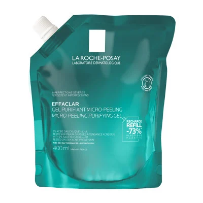 La Roche Posay Effaclar Μicro-Peeling Purifying Gel Refill 400ml