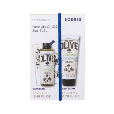 Korres Promo Pure Greek Olive Θαλασσινό Aλάτι Αφρόλουτρο 250ml & Κρέμα Σώματος 200ml