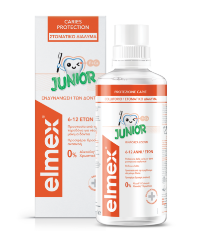 Elmex Στοματικό Διάλυμα Caries Protection Junior 6-12 ετών 400ml