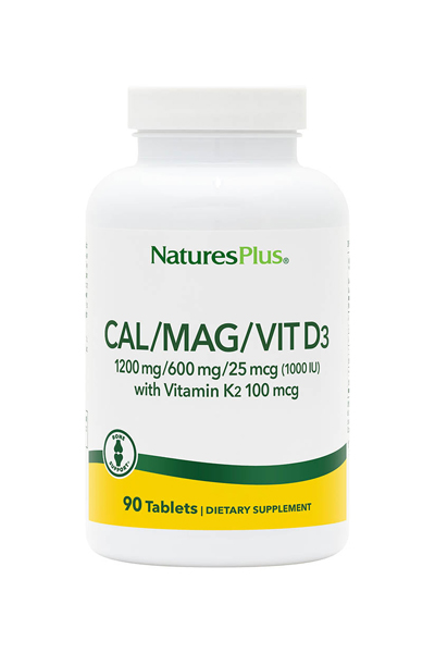 NaturesPlus Cal/Mag/VitD3/K2  90 Ταμπλέτες