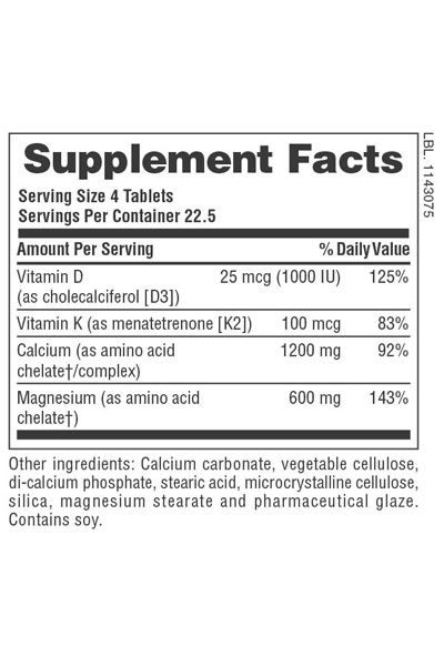 NaturesPlus Cal/Mag/VitD3/K2 90 Ταμπλέτες 4 NaturesPlus Cal/Mag/VitD3/K2 90 Ταμπλέτες - Image 4