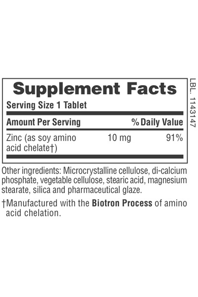NaturesPlus Zinc 10mg 90 Ταμπλέτες 4 NaturesPlus Zinc 10mg 90 Ταμπλέτες - Image 4