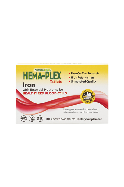 NaturesPlus Hema-Plex 30 Ταμπλέτες