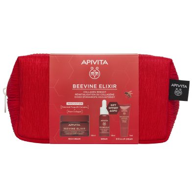 Apivita Promo BEEVINE ELIXIR Αντιρυτιδική Κρέμα για Σύσφιξη & Lifting Πλούσιας Υφής 50ml με ΔΩΡΟ Ορός Ενεργοποίησης Σύσφιξης & Lifting 10ml & ΔΩΡΟ Αντιρυτιδική Κρέμα Lifting για τα Μάτια & τα Χείλη 5ml