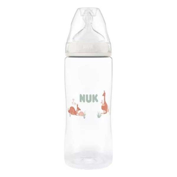NUK First Choice Plus Μπιμπερό Θηλή Σιλικόνης XLarge 6+ Μηνών Με Δείκτη Ελέγχου Θερμοκρασίας Καγκουρό 360ml 1 NUK First Choice Plus Μπιμπερό Θηλή Σιλικόνης XLarge 6+ Μηνών Με Δείκτη Ελέγχου Θερμοκρασίας Καγκουρό 360ml