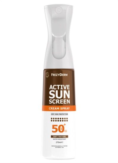 Frezyderm Active Sun Screen Cream Spray SPF50+ 275ml